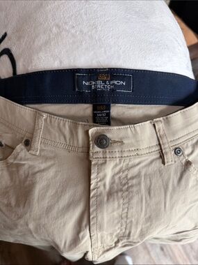 Stretch Men's Khaki Chinos - Tan 34/32